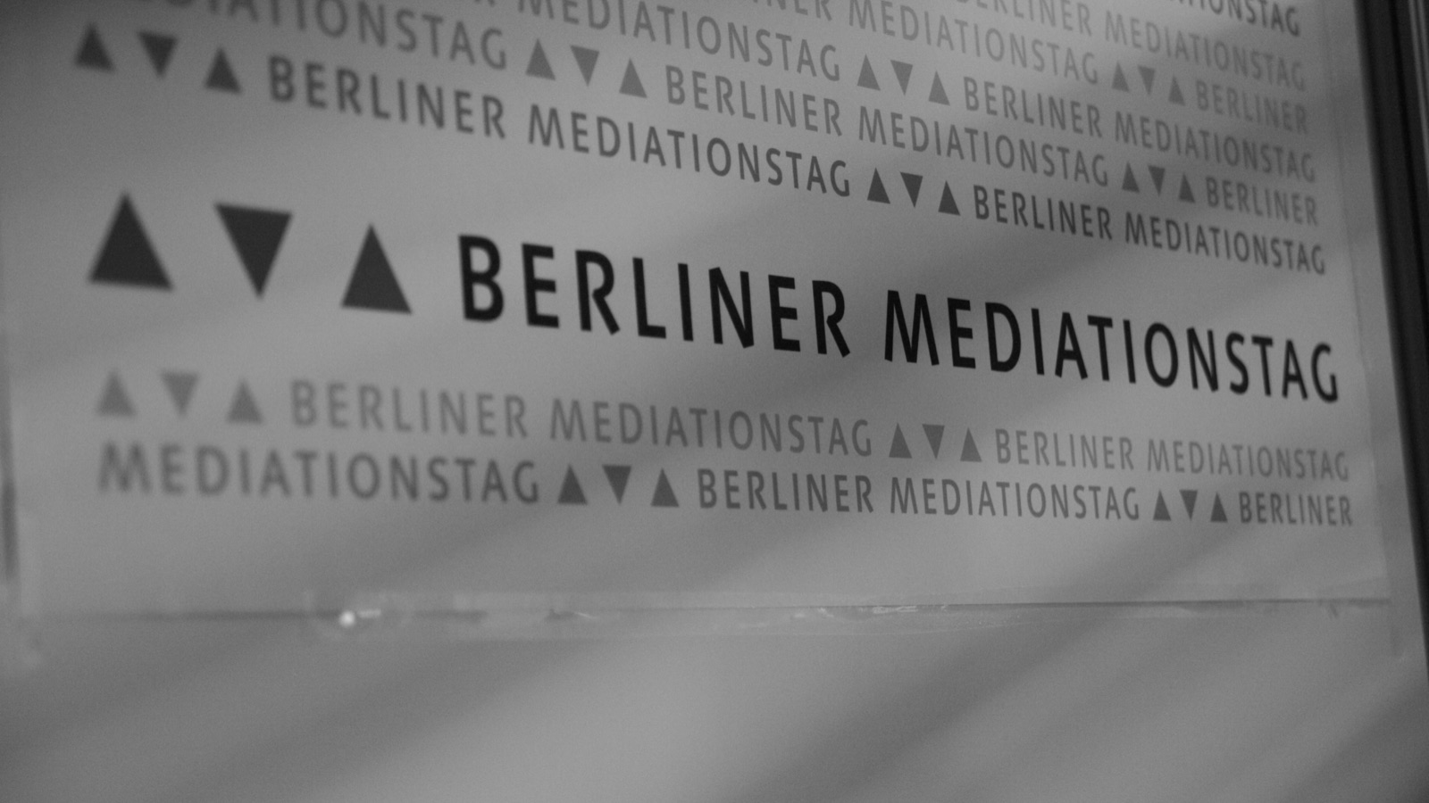 Schriftzug Berliner Mediationstag